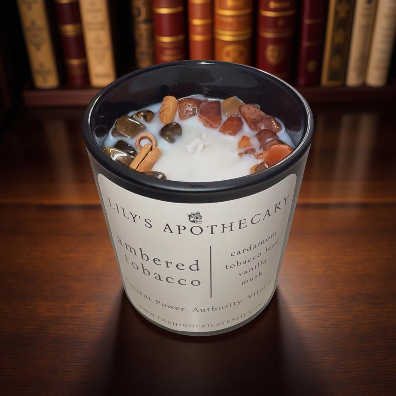 Ambered Tobacco Ritual Candle