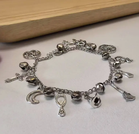 Witchy Charms and Bells Bracelet