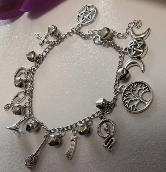 Witchy Charms and Bells Bracelet