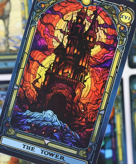 Stained Glass Tarot Cards