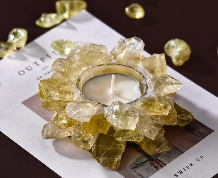 Citrine Tea Light Holder