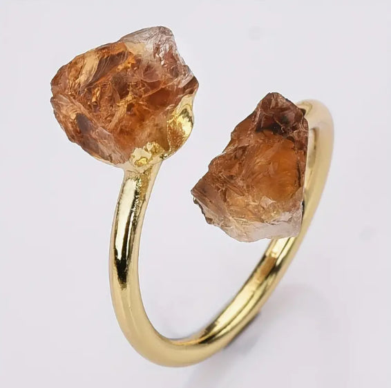 Raw Stone Rings
