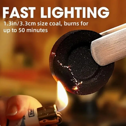 Charcoal Briquettes - 10 coals/bag