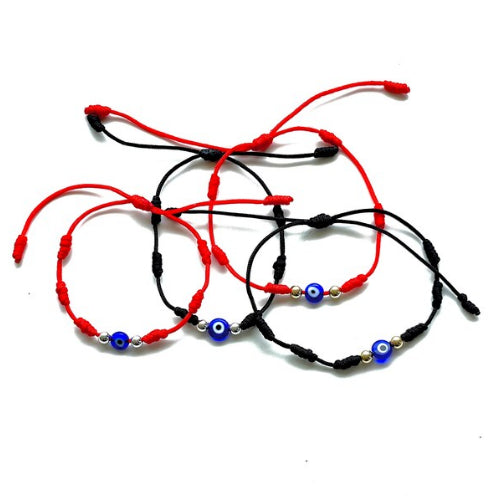 7 Knot Evil Eye Bracelets