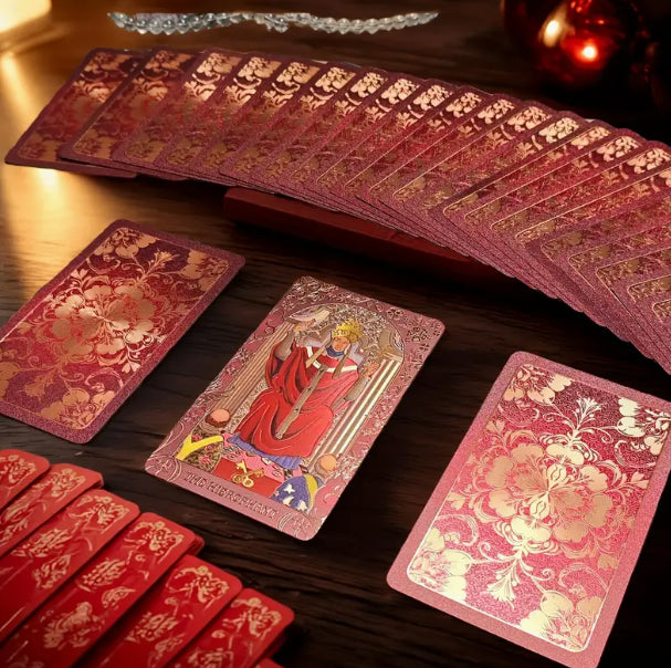 Rose Gold Foil Tarot Deck