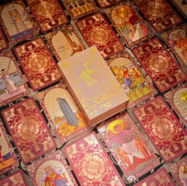 Rose Gold Foil Tarot Deck