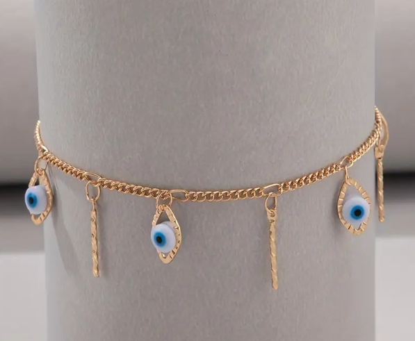Evil Eye Protection Anklet