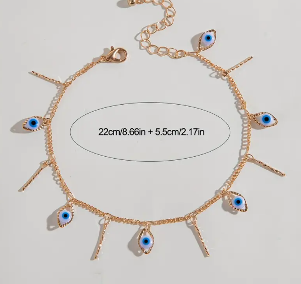 Evil Eye Protection Anklet