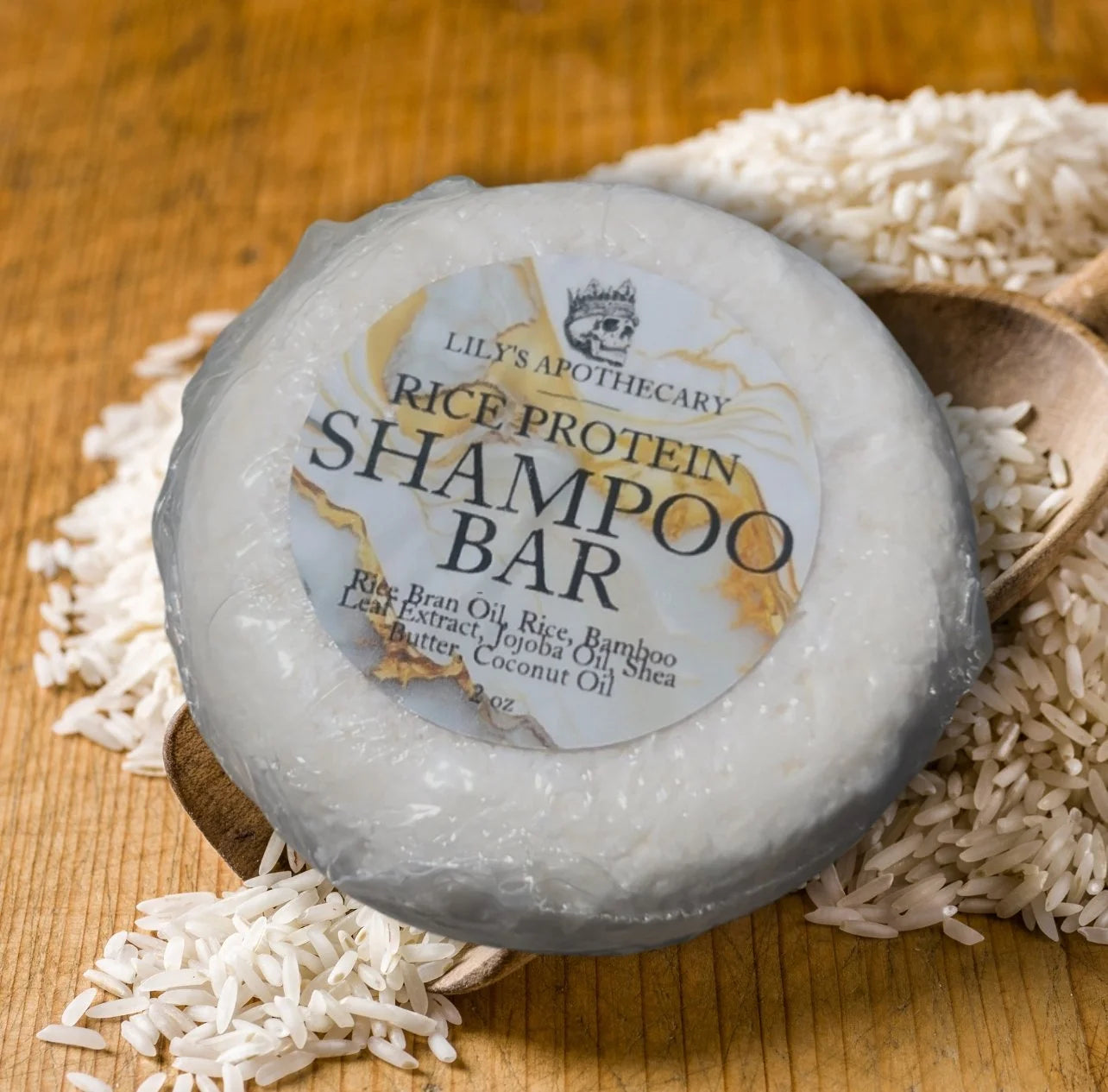 Rice Protein Shampoo Bar